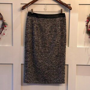 ✨🖤 Boden Tweed Pencil Skirt US 4L | Textured Wool Blend | Chic Classic
